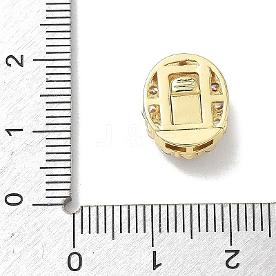 Brass Micro Pave Cubic Zirconia Pendants KK-A300-07G-02-1