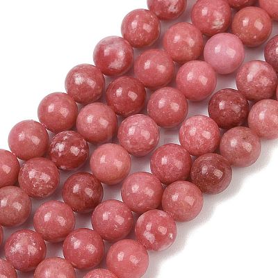 Natural Thulite Beads Strands G-Z044-A02-01-1