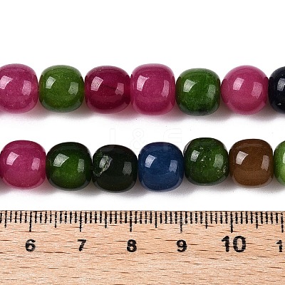 Dyed Natural White Jade Beads Strands G-T138-210A-1