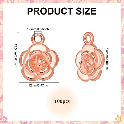100Pcs Alloy Pendants FIND-ME0003-34-1