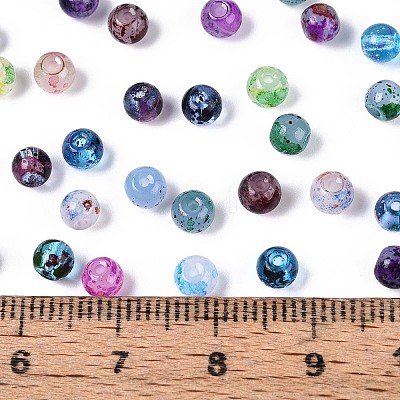 Baking Paint Glass Beads DGLA-T005-01A-01-1