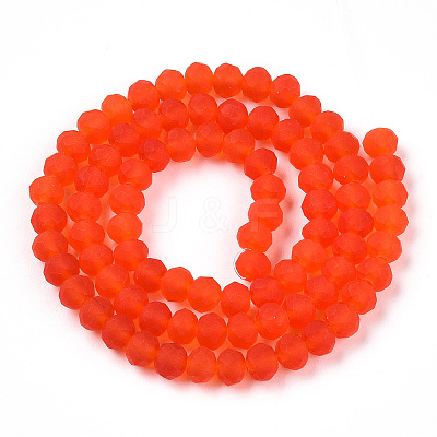 Transparent Glass Beads Strands EGLA-A034-T6mm-MD03-1