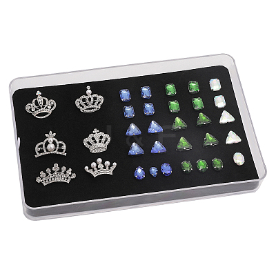 Rectangle Transparent Plastic Jewelry Trays AJEW-WH0413-11-1
