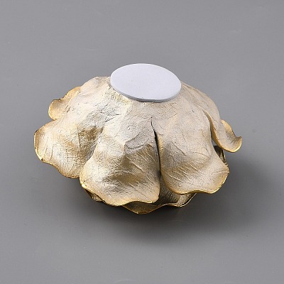 Porcelain Rose Candle Holders AJEW-WH0323-21B-1