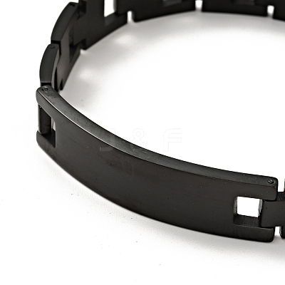 304 Stainless Steel Stackable Solide Link Chains Bracelet BJEW-G649-14-1