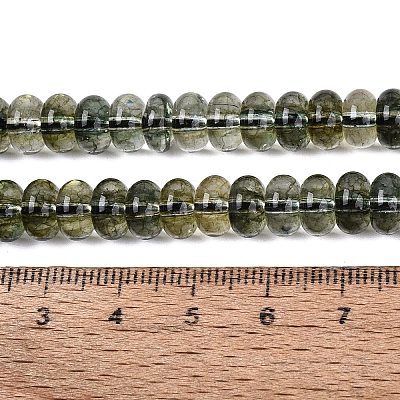 Crackle Transparent Glass Beads Strands GLAA-N074-02A-14-1