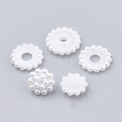 Imitation Pearl Acrylic Beads OACR-T004-15mm-20-1