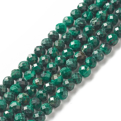 Natural Malachite Beads Strands G-G989-A06-C-1