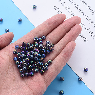 Transparent Acrylic Beads MACR-S370-B6mm-752-1