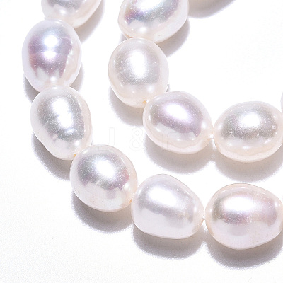 Natural Cultured Freshwater Pearl Beads Strands LS-PEAR-N012-07K-1