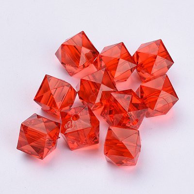Transparent Acrylic Beads TACR-Q259-8mm-V12-1
