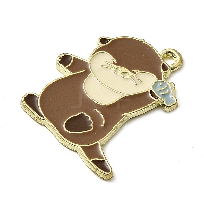 Golden Plated Alloy Enamel Pendants LS-ENAM-L049-02G-02-1