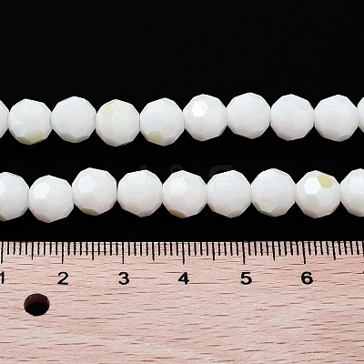 Opaque Glass Beads Strands EGLA-A035-P8mm-L01-1