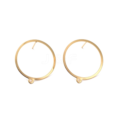 201 Stainless Steel Stud Earring Findings X-STAS-K241-12G-1