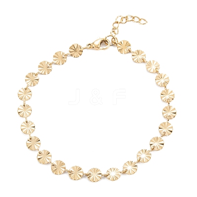 PVD Vacuum Plating 304 Stainless Steel Link Chain Bracelets BJEW-M205-03G-1