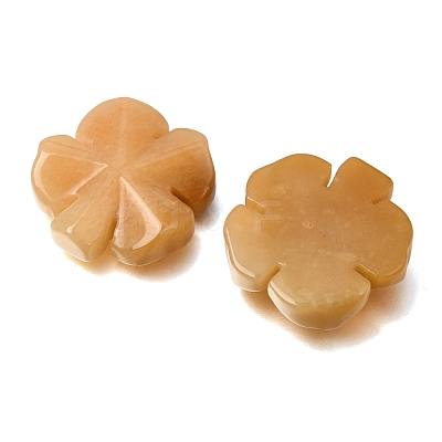 Natural Topaz Jade Carved Clover Display Decorration GG-CBA6D08-D04-1