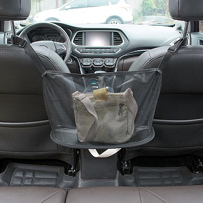 Universal Auto Car Seat Storage Mesh Organizer With Hook Pouch Holder Trunk And Car Seat Organizer ST-GF0001-01-1