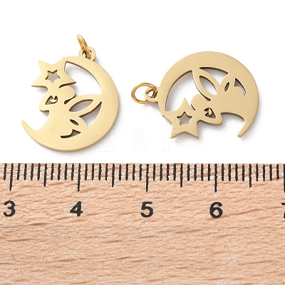 Ion Plating(IP) 304 Stainless Steel Pendants STAS-Q333-13G-1