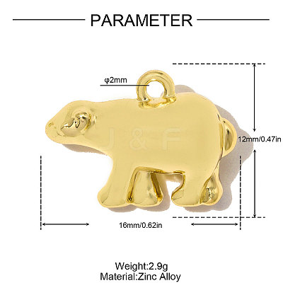 Zinc Alloy Pendants AL-OY001-20G-1