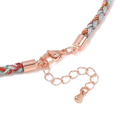3.5MM Round Nylon Cotton Cord Necklace Making NJEW-C106-03RG-12-1