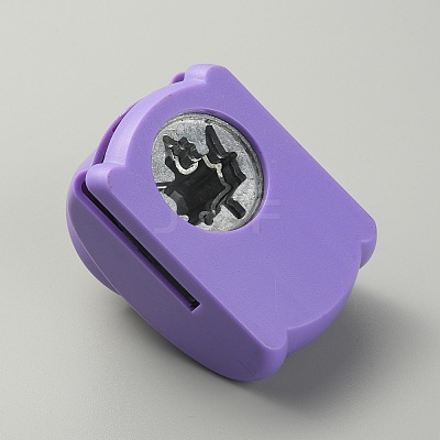 Mini Plastic Craft Punch for Scrapbooking & Paper Crafts LS-AJEW-WH0326-46-1