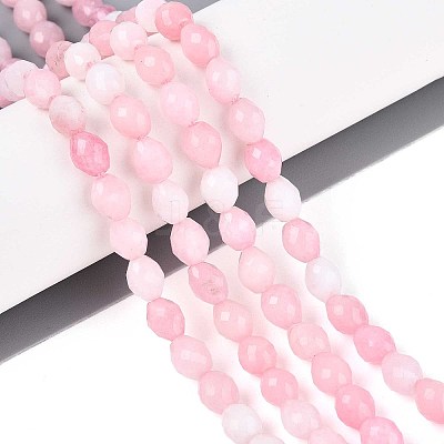 Natural Dyed White Jade Beads Strands G-T142-89G-1