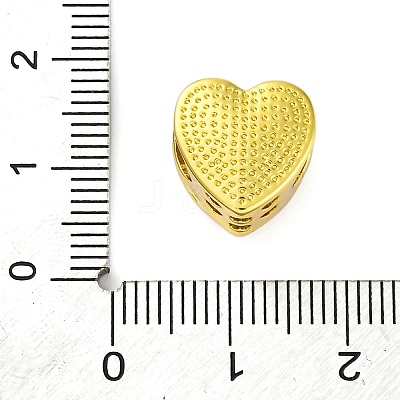 Heart European Beads KK-Z081-01C-1