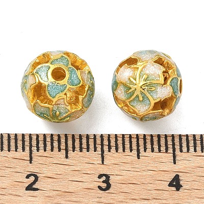 Alloy Enamel Beads ENAM-B037-07G-01-1