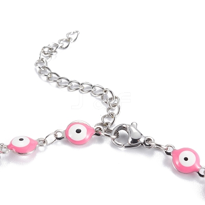 304 Stainless Steel Anklets AJEW-G024-02P-A-1