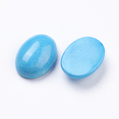 Natural Howlite Cabochons G-E482-08F-1