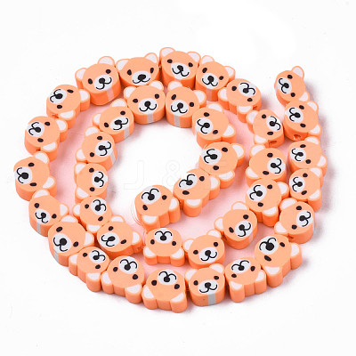 Handmade Polymer Clay Bead Strands CLAY-S096-004-01H-1