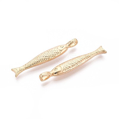 Brass Pendants KK-T071-33G-1