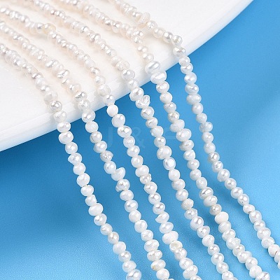 Natural Cultured Freshwater Pearl Beads Strands PEAR-N013-01-1