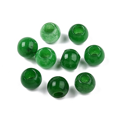 Dyed Natural Malaysia Jade Beads G-T092-10mm-12-1