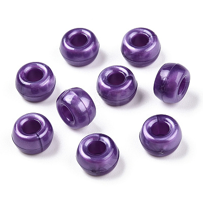 Plastic Pearlized Beads KY-T025-01-D04-1