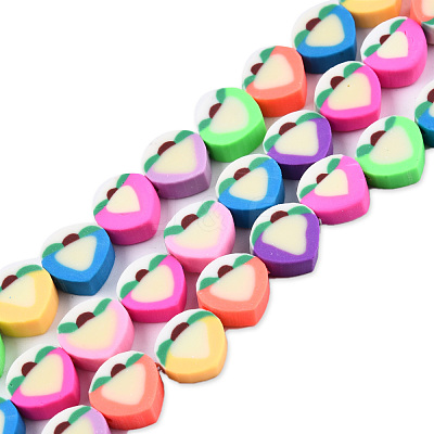 Handmade Polymer Clay Beads Strands CLAY-N008-080-1