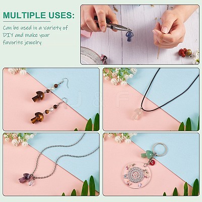 Natural Gemstone Pendants G-SZ0001-90-1