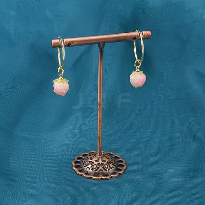 Handmade Epoxy Resin Flower Pendants X-KY-S163-103D-1