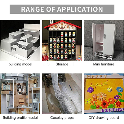 20Sheets Foamed PVC Mould Plates DIY-BC0017-56B-1