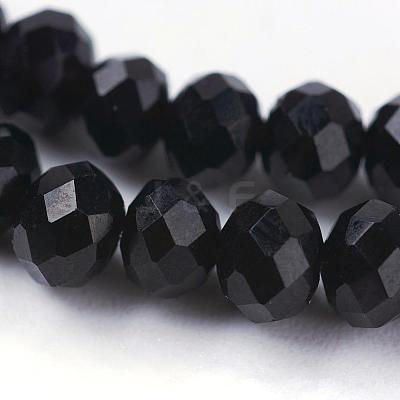 Imitation Crystal Glass Beads GLAA-D030-14-1