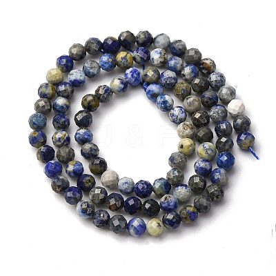 Natural Lapis Lazuli Beads Strands G-RM2025-A41-4mm-B-1