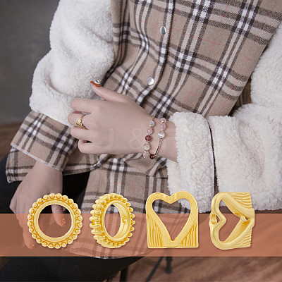40Pcs 2 Style Alloy Bead Frame FIND-DC0002-72-1