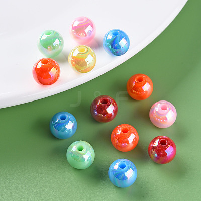 Opaque Acrylic Beads MACR-S370-D10mm-M2-1