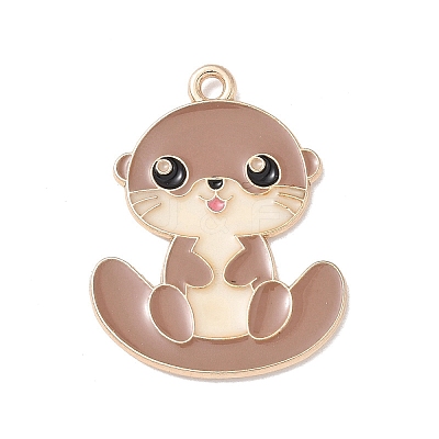 Alloy Enamel Pendants ENAM-C027-01D-01-1