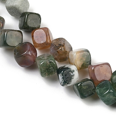 Natural Indian Agate Beads Strands G-A257-A12-01-1