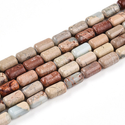 Natural Shoushan Stone Beads Strands G-N346-01A-07-1