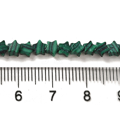 Synthetic Malachite Beads Strands G-G085-B07-01-1