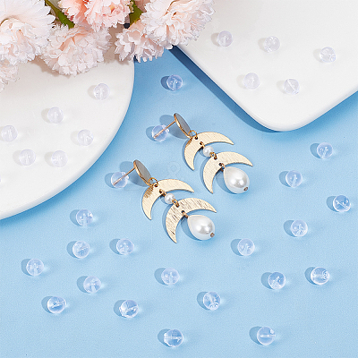 Clear Silicone Full-covered Ear Nuts FIND-SP0001-18F-1