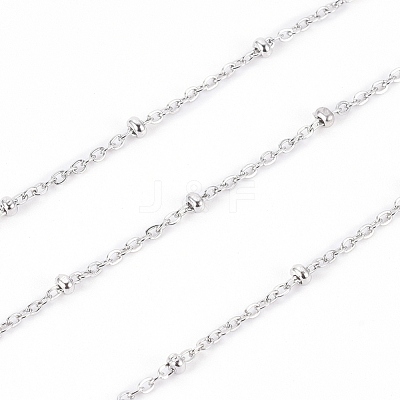 Tarnish Resistant 304 Stainless Steel Cable Chains CHS-I003-V01-A-P-1