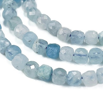 Natural Aquamarine Beads Strands G-L587-C02-01-1